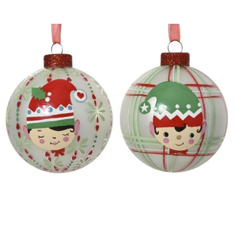 SFERA VETRO ELFO 2 ASSORTITI D.8